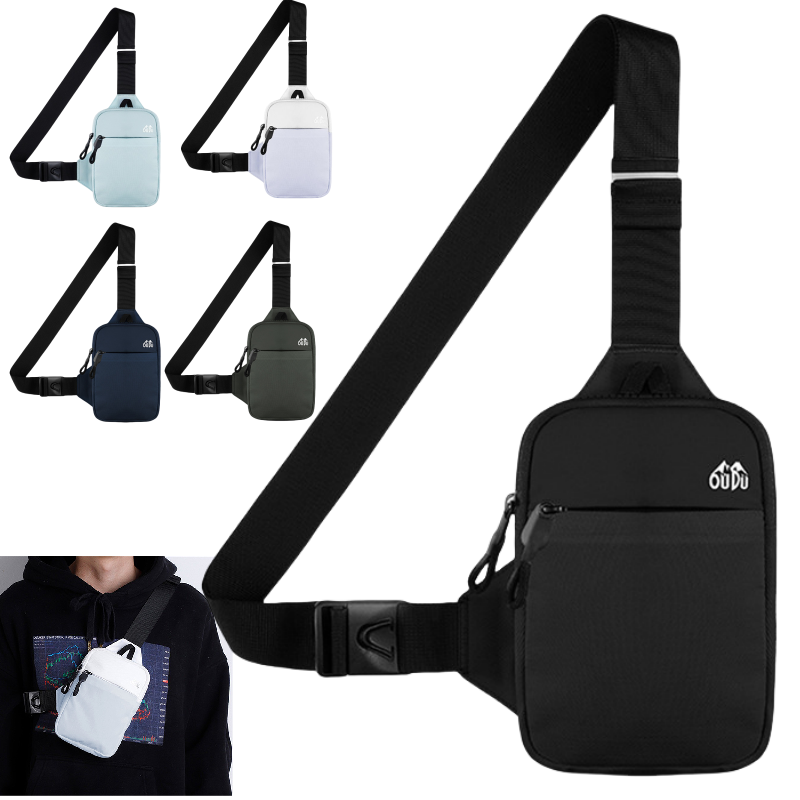 Running Gear Backpack - Casual Men Shoulder Chest Bag Nylon