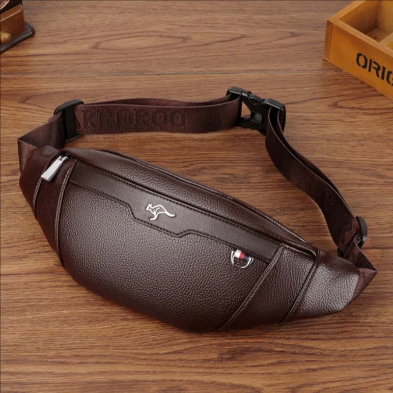 Running Gear Backpack - Business Leather Waist Bag Multifunctional Workout