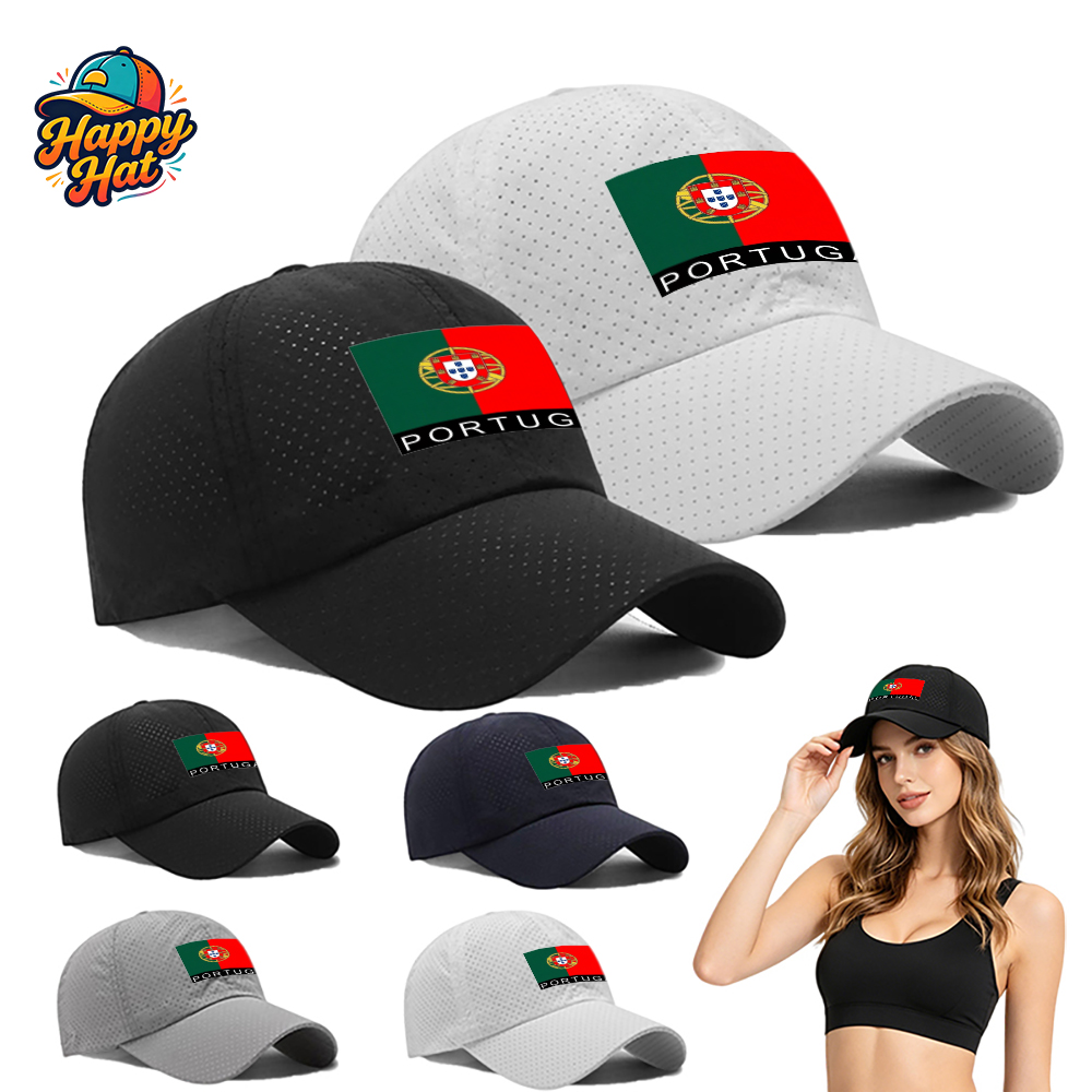 Running Gear Gifts - 1PC Portugal Flag Baseball Cap Breathable