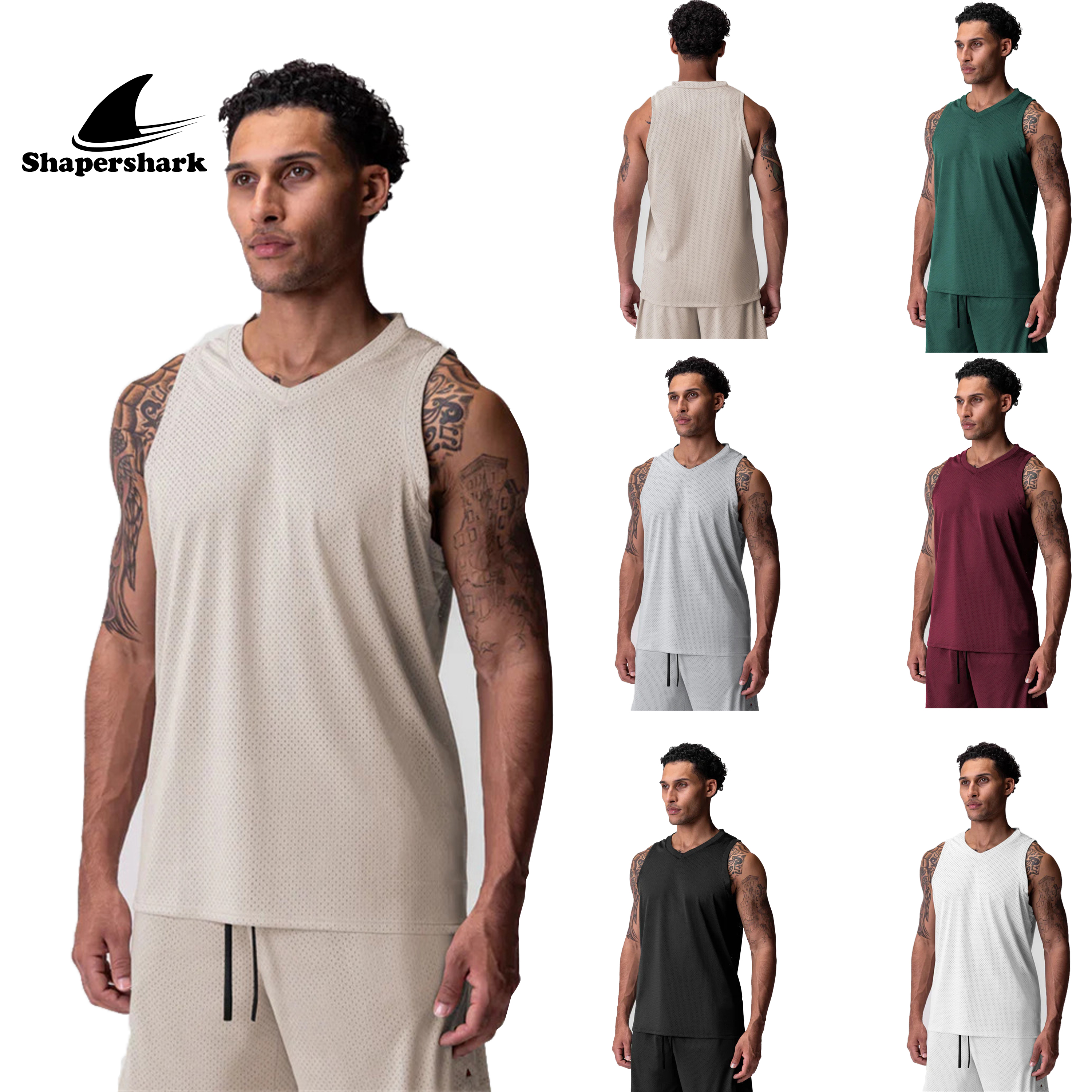 Running Gear Gym - Men's clothes tank top Gym t-shirt