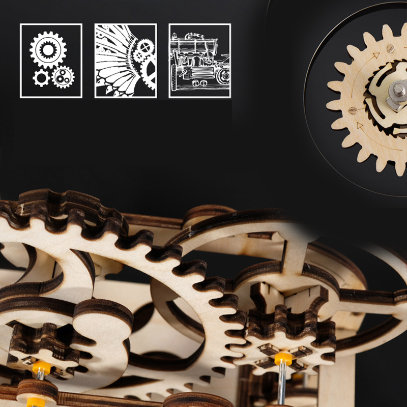 3D Wooden Puzzle DIY Assemble  - Running Gear Gifts avaliação e preço