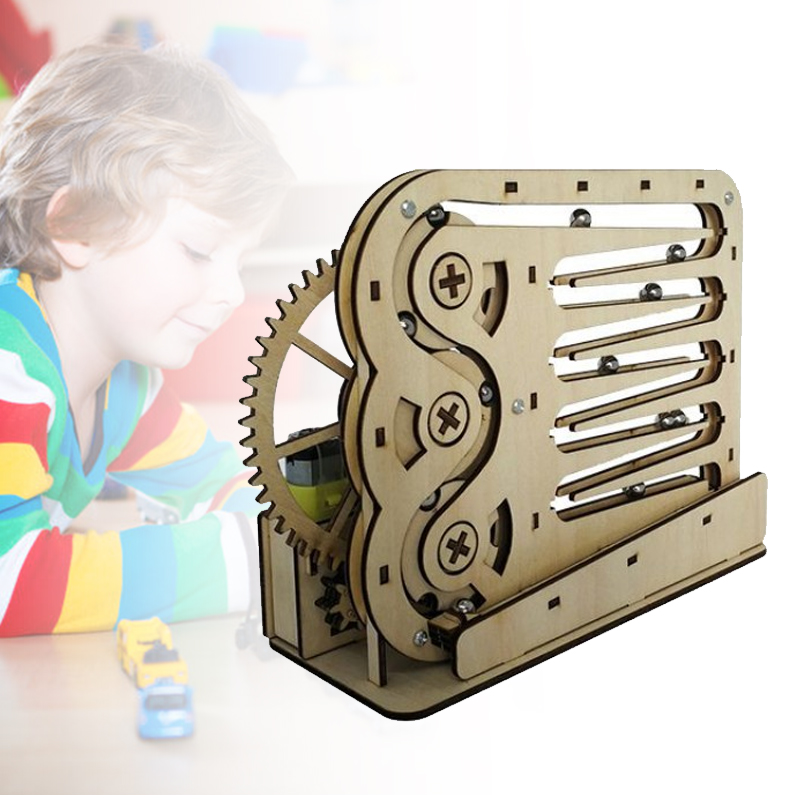 3D Wooden Puzzle DIY Assemble  - Running Gear Gifts avaliação e preço