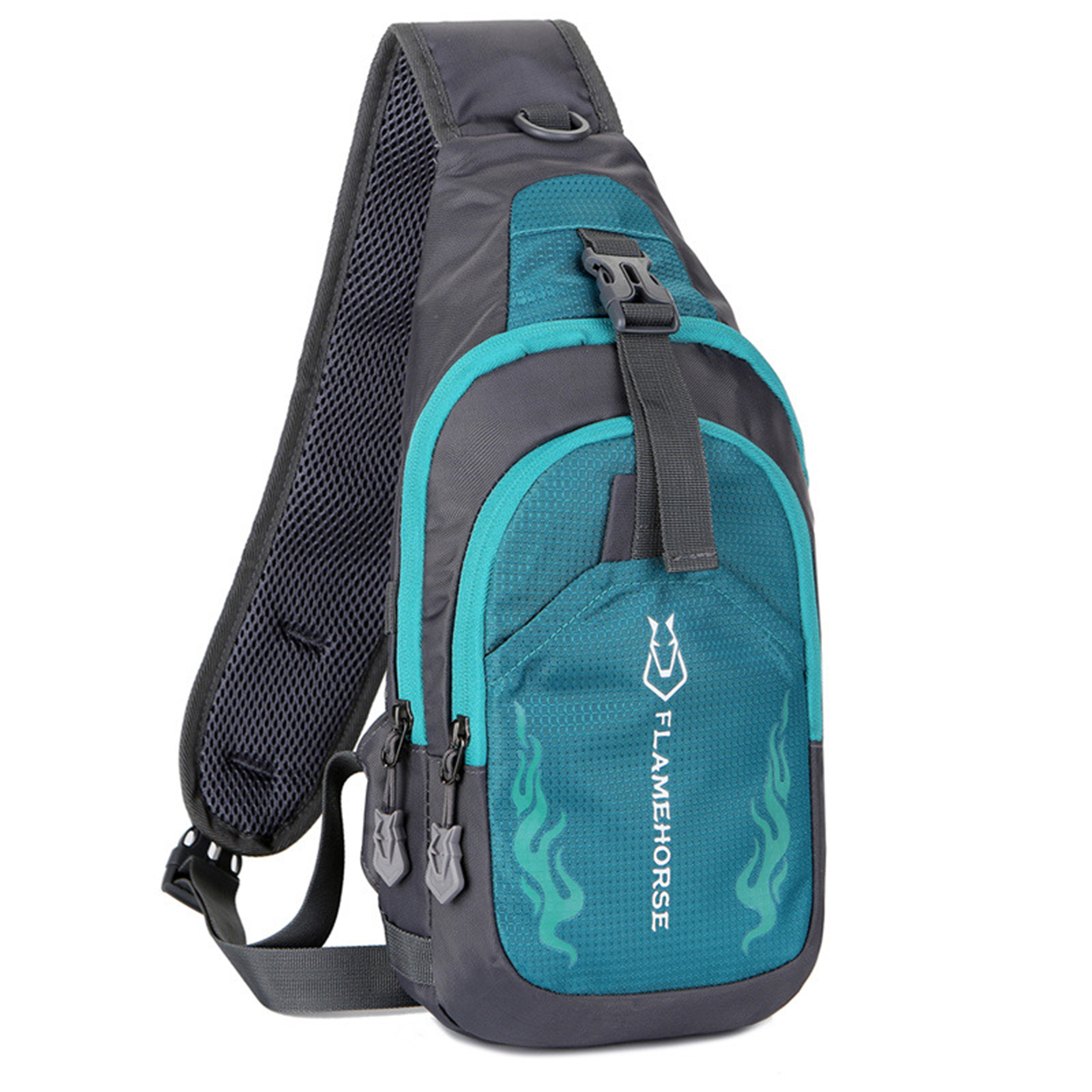 Men Sling Backpack Chest Cross - Running Gear Bag avaliação e preço