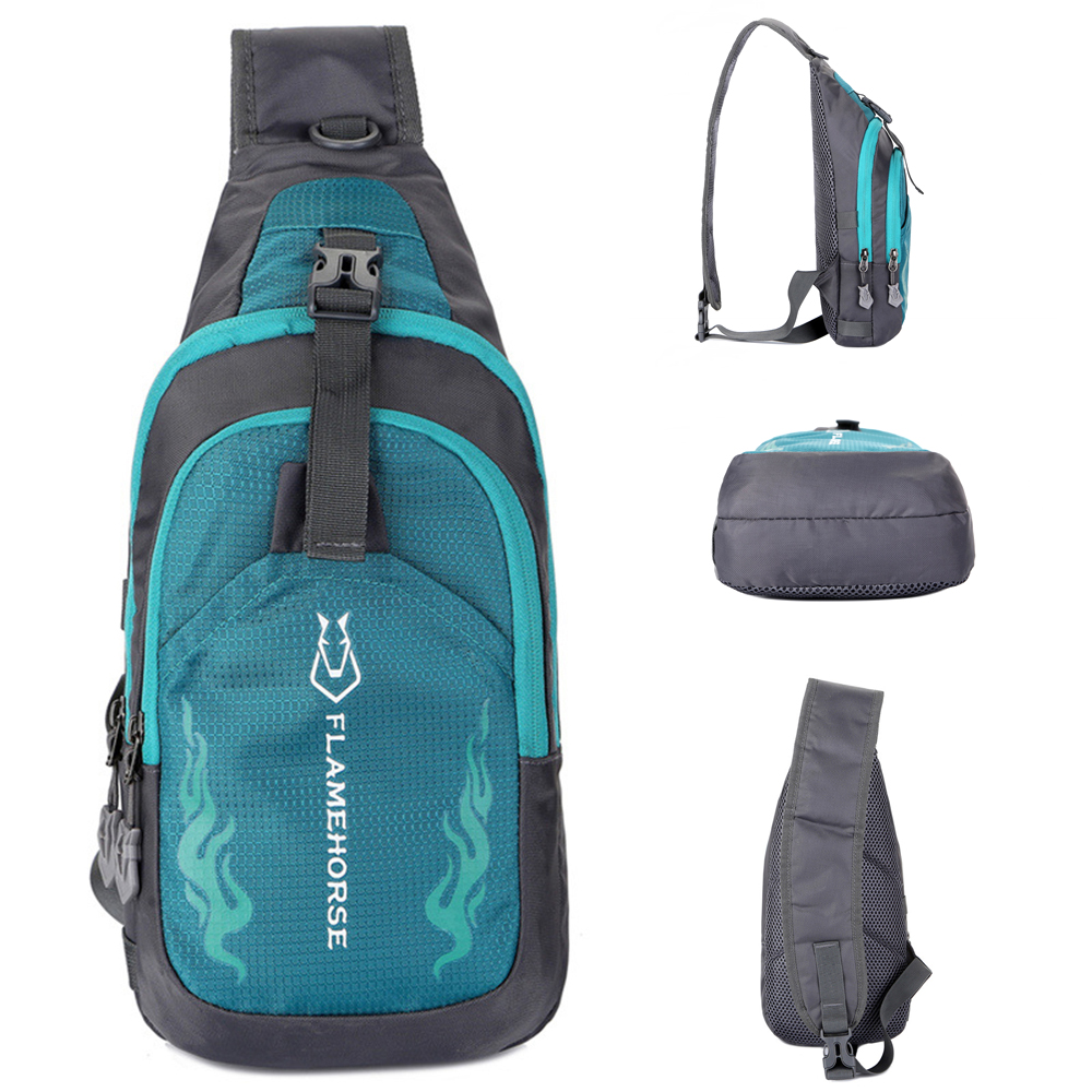 Men Sling Backpack Chest Cross - Running Gear Bag avaliação e preço