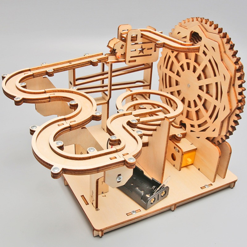DIY Wooden Marble Run Kit – ST - Running Gear Gifts avaliação e preço