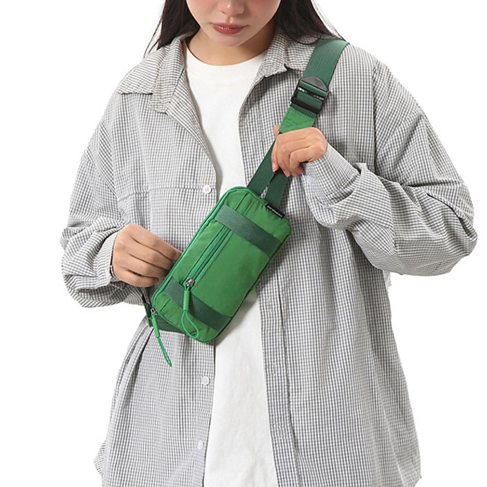 Chest Bag Pure Color Nylon Lig - Running Gear Backpack avaliação e preço