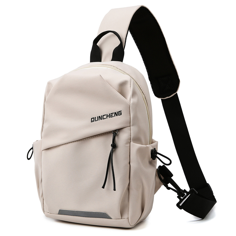 Men Chest Bag Casual Shoulder  - Running Gear Backpack avaliação e preço