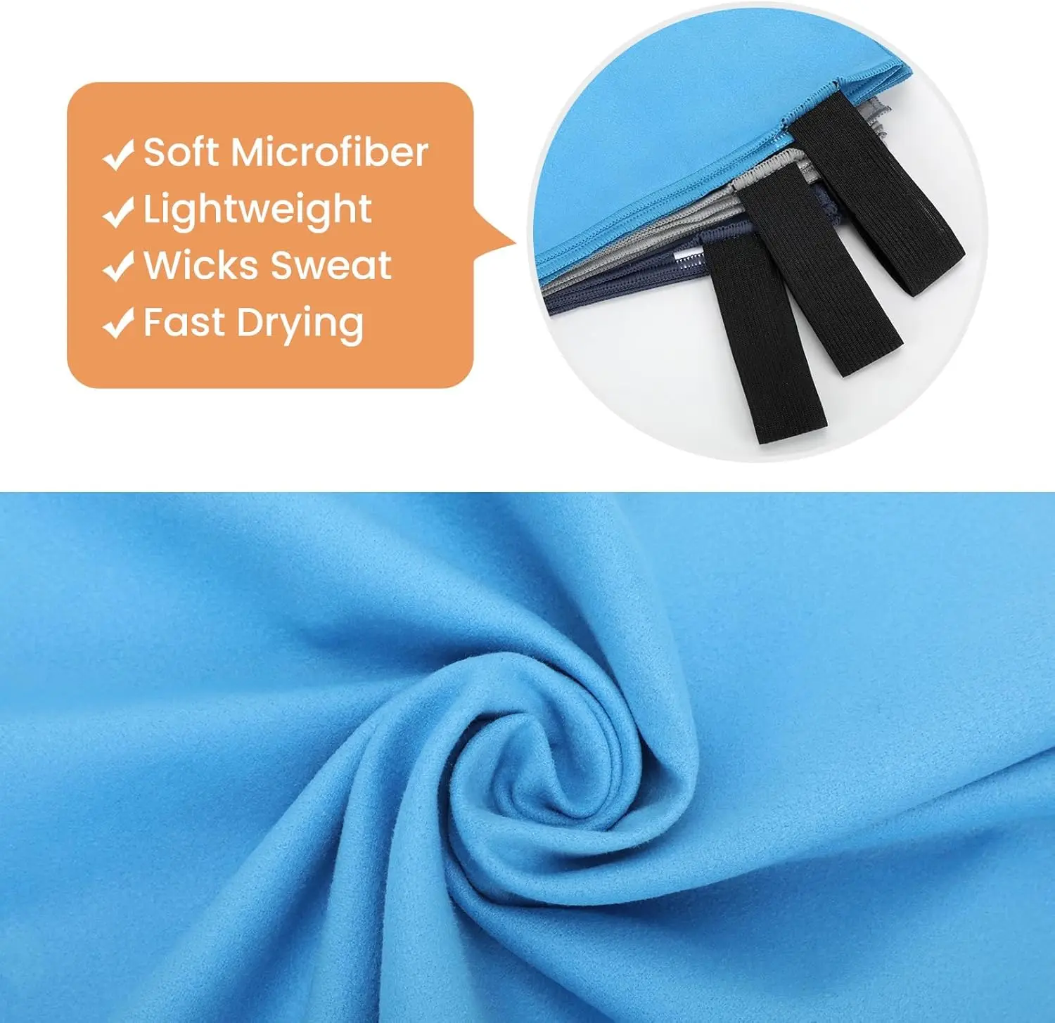 3 Pack Quick Dry Gym Towel for - Running Gear Gym avaliação e preço