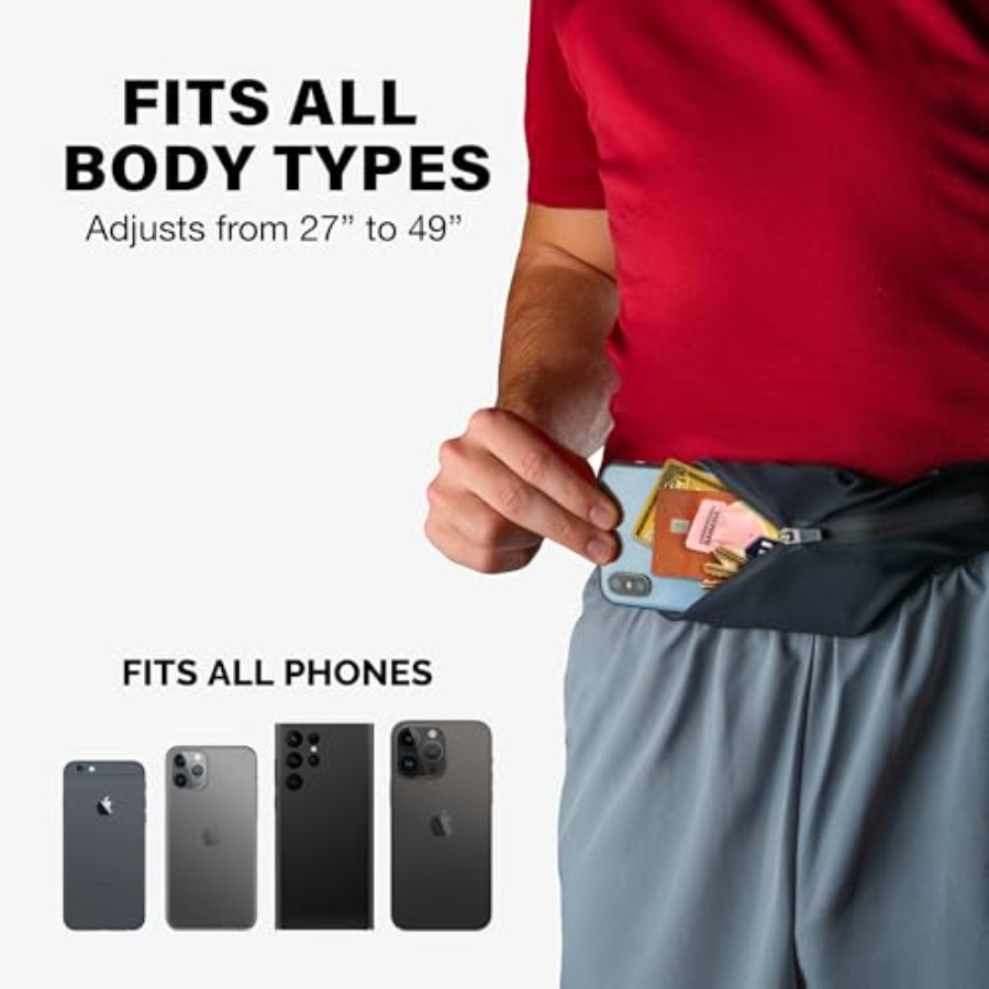 Back Bay Slim Running Belt for - Running Gear Gifts avaliação e preço
