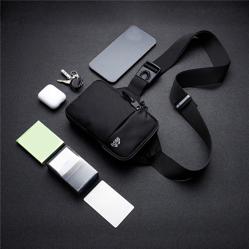Casual Men Shoulder Chest Bag  - Running Gear Backpack avaliação e preço