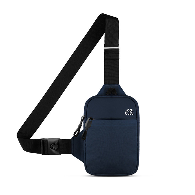 Casual Men Shoulder Chest Bag  - Running Gear Backpack avaliação e preço