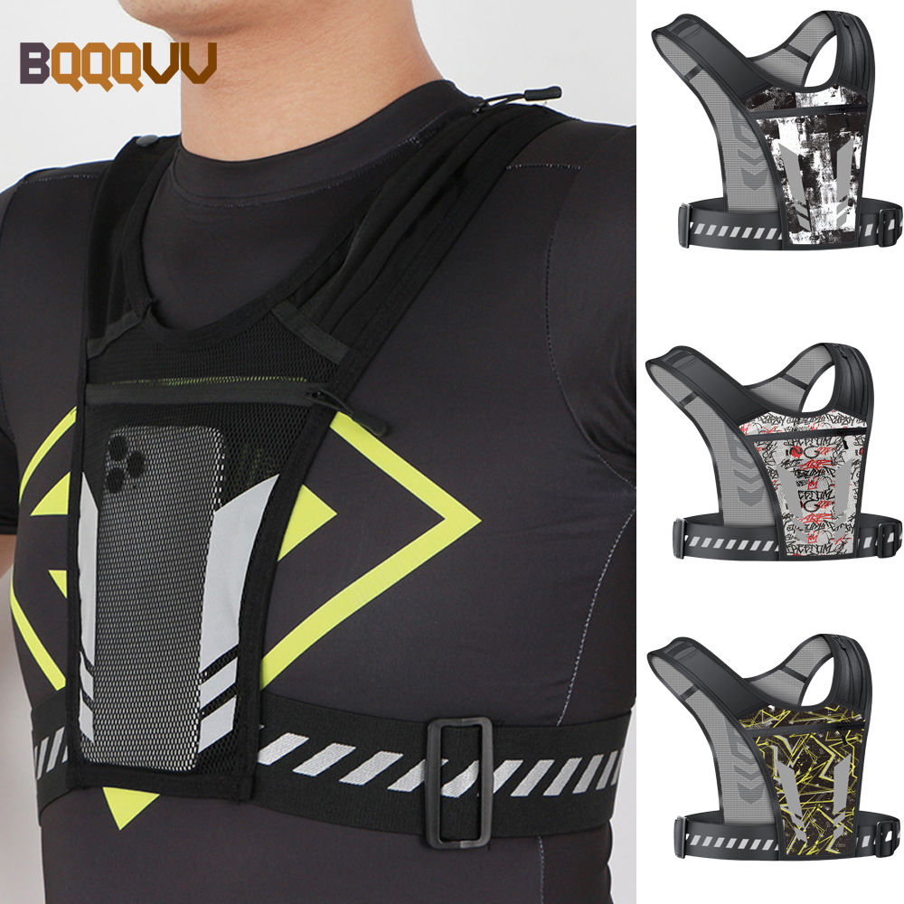 Reflective Running Vest with P - Running Gear Gym avaliação e preço