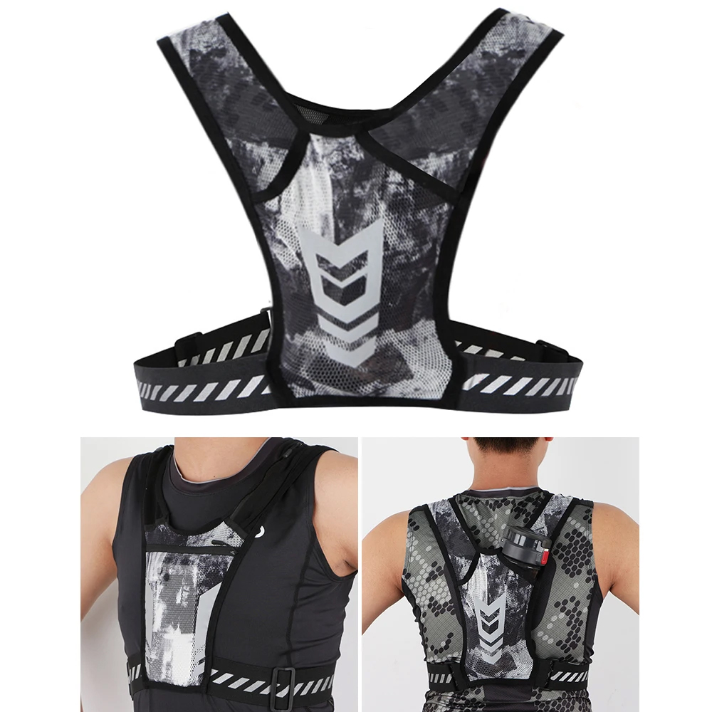 Reflective Running Vest with P - Running Gear Gym avaliação e preço