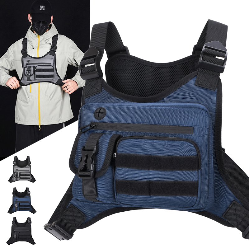Tactical Chest Rig Bag Men Wat - Running Gear Bag avaliação e preço
