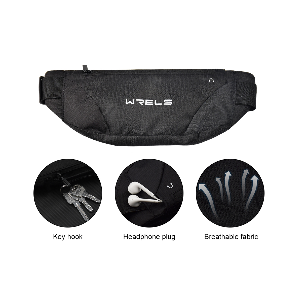 WRELS Waist Bag Running Bag Ou - Running Gear To Hold Phone avaliação e preço