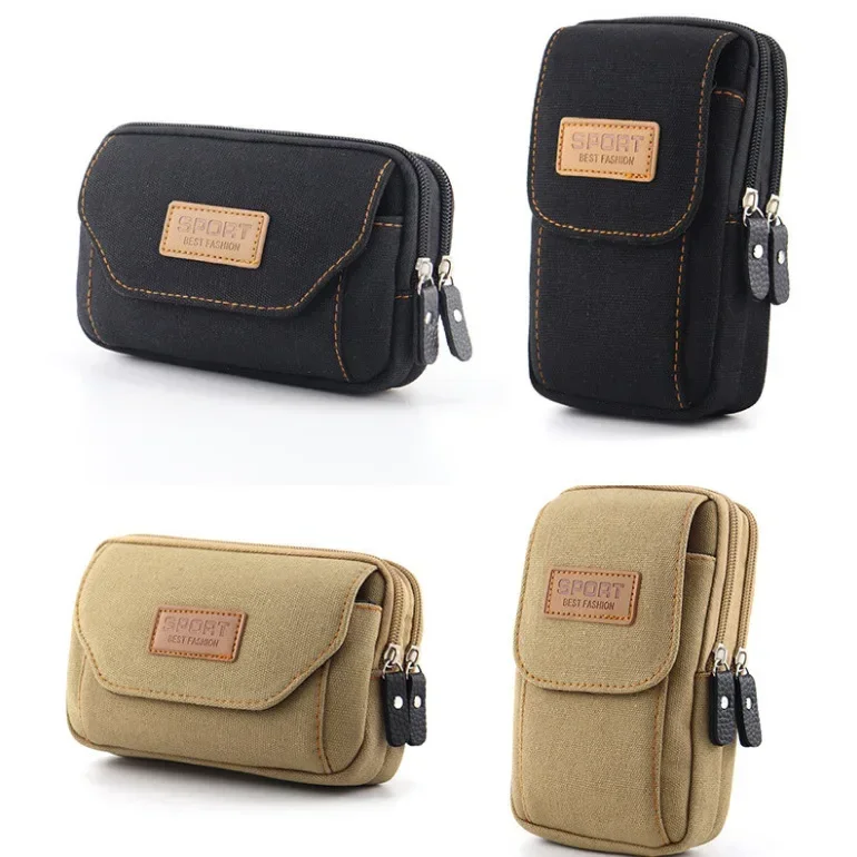 6.5 Inches Men Soft Pouch Belt - Running Gear Bag avaliação e preço