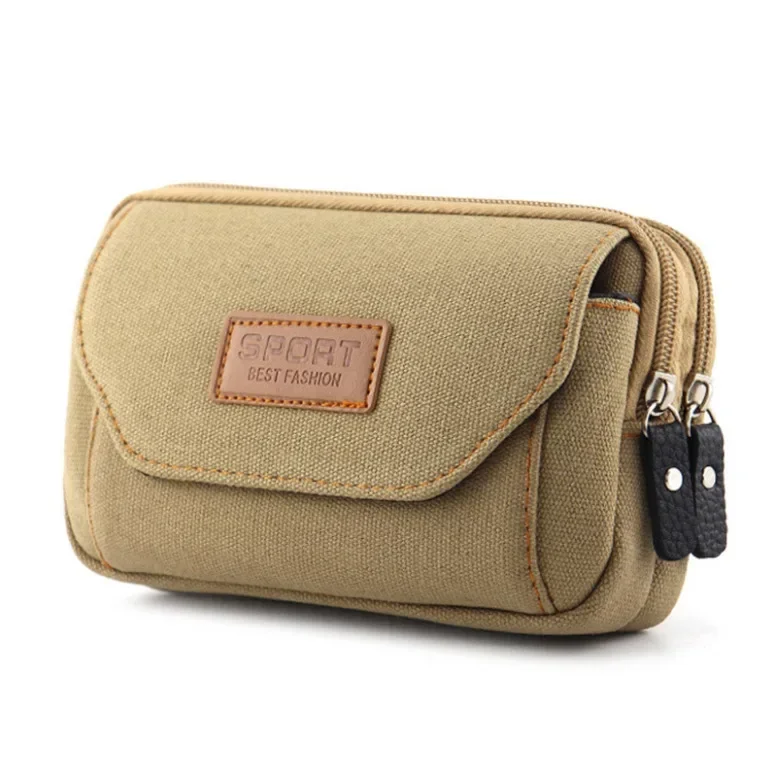 6.5 Inches Men Soft Pouch Belt - Running Gear Bag avaliação e preço