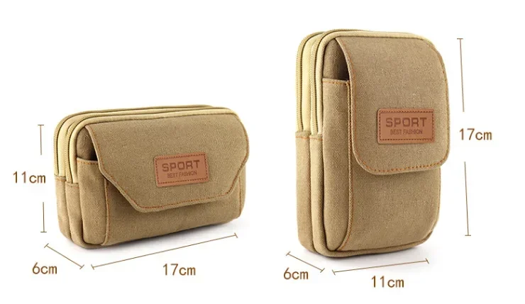 6.5 Inches Men Soft Pouch Belt - Running Gear Bag avaliação e preço