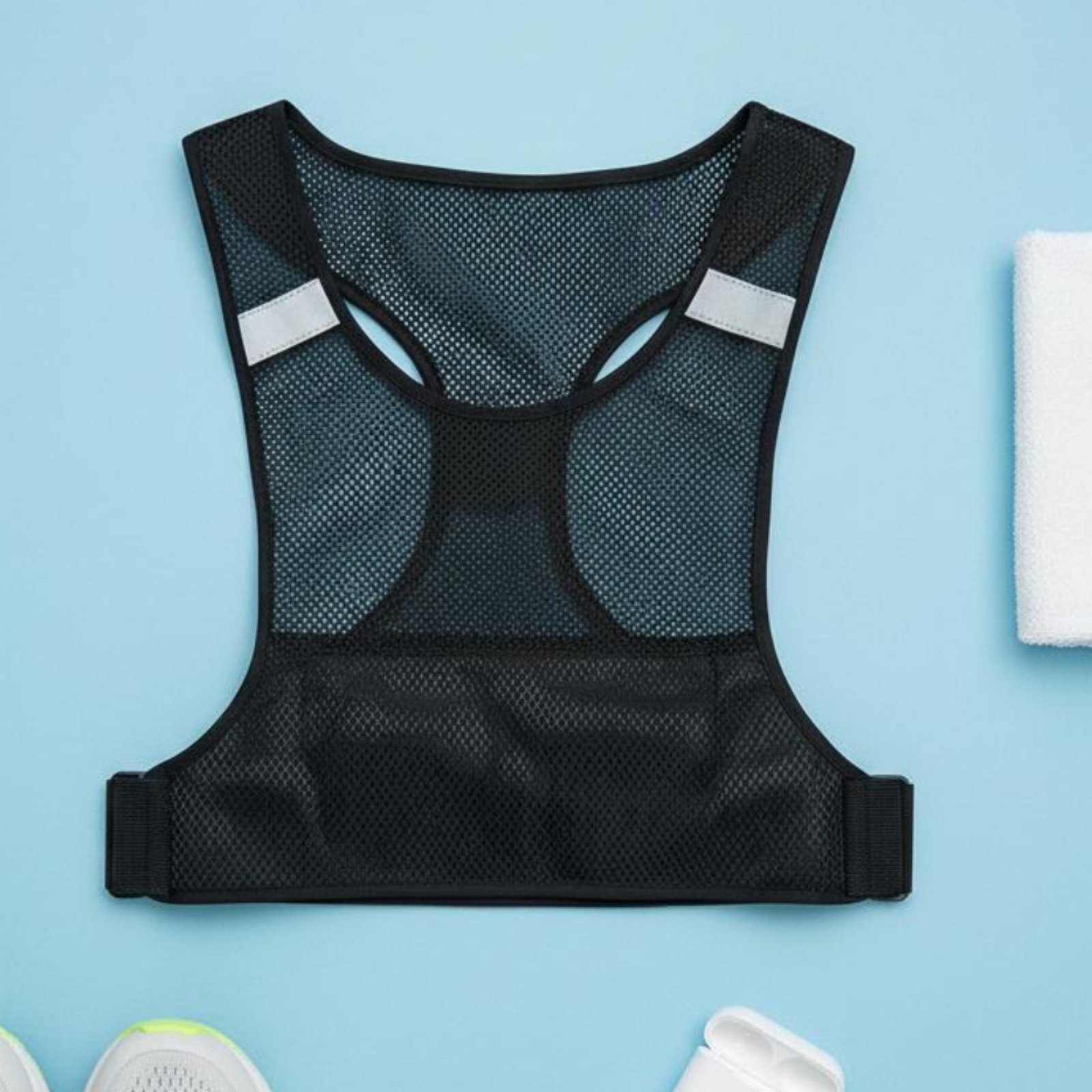 Reflective Running Vest Lightw - Running Gear For Your Phone avaliação e preço