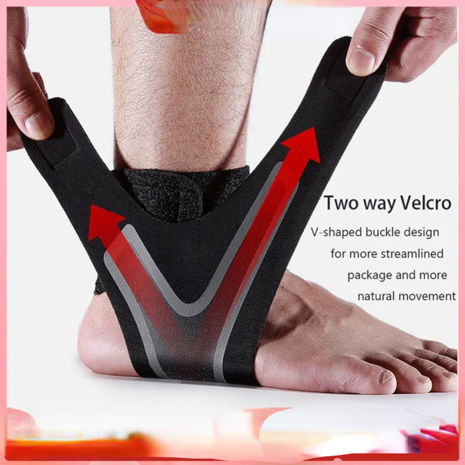 1PC Fitness Sports Ankle Brace - Running Gear Gym avaliação e preço