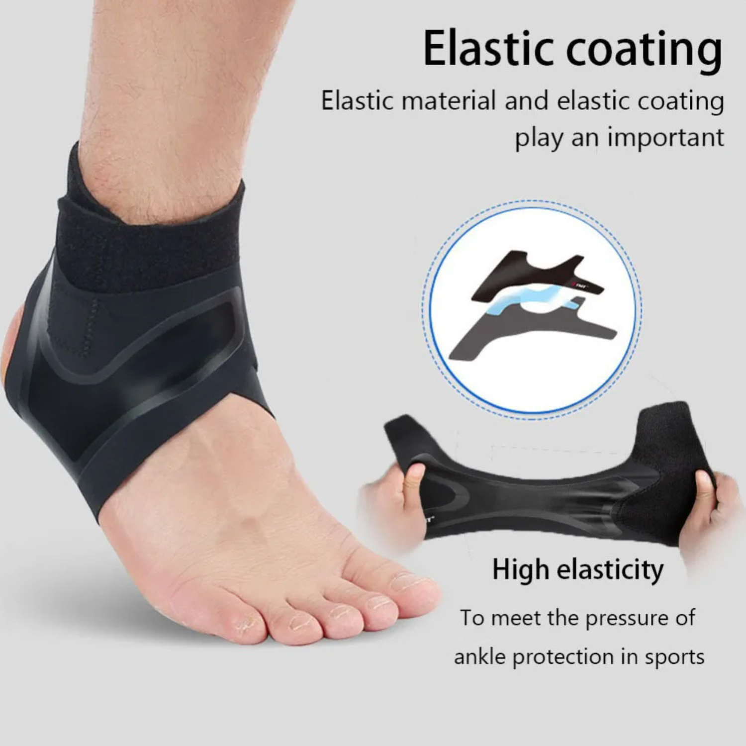 1PC Fitness Sports Ankle Brace - Running Gear Gym avaliação e preço
