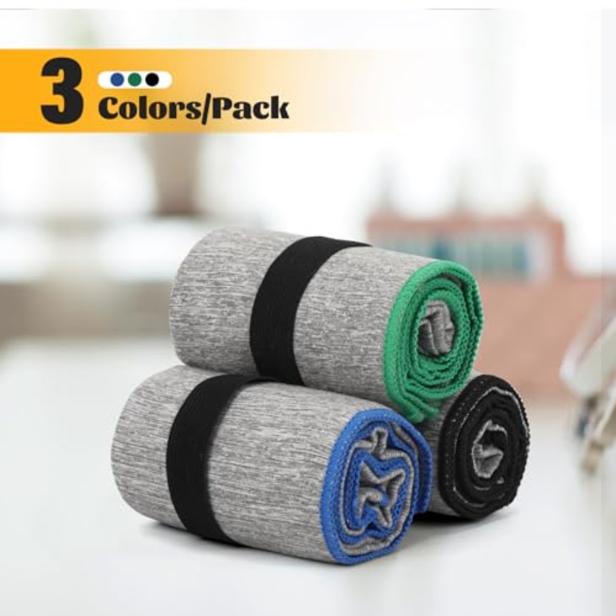 3 Pack Microfiber Gym Towel Fa - Running Gear Gym avaliação e preço