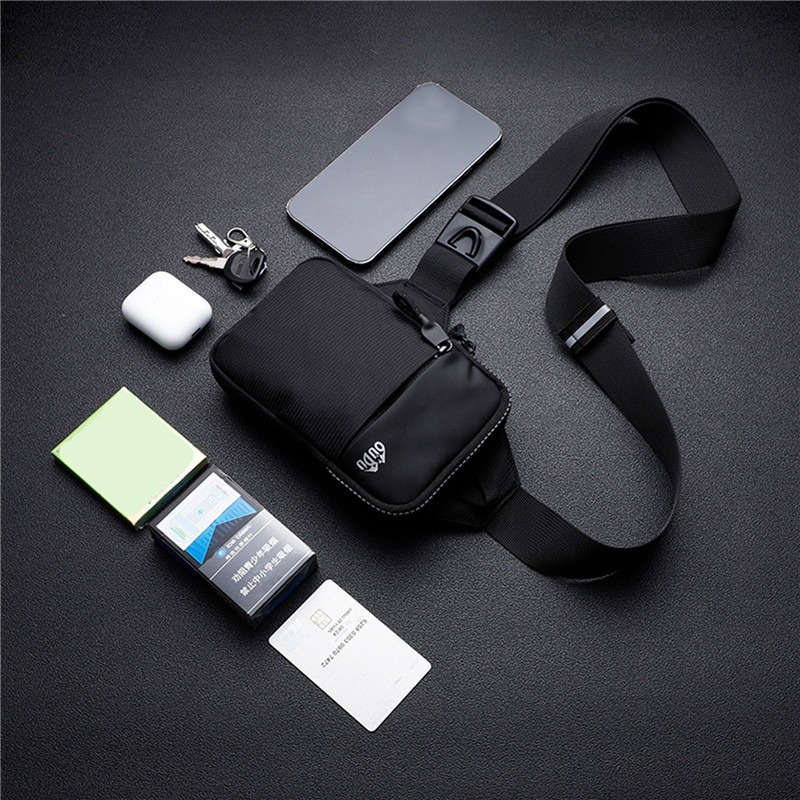 Casual Men Shoulder Chest Bag  - Running Gear Backpack avaliação e preço