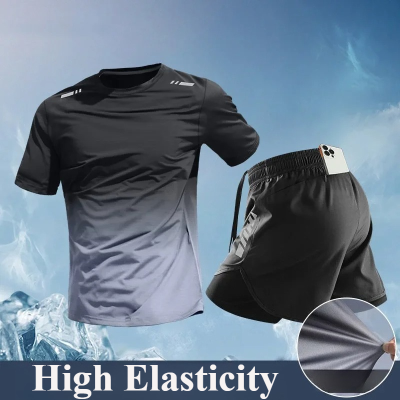 Marathon Men's 2-Piece Running - Running Gear For Your Phone avaliação e preço