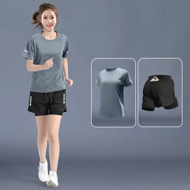 Women's Summer Running Set - I - Running Gear Gym avaliação e preço