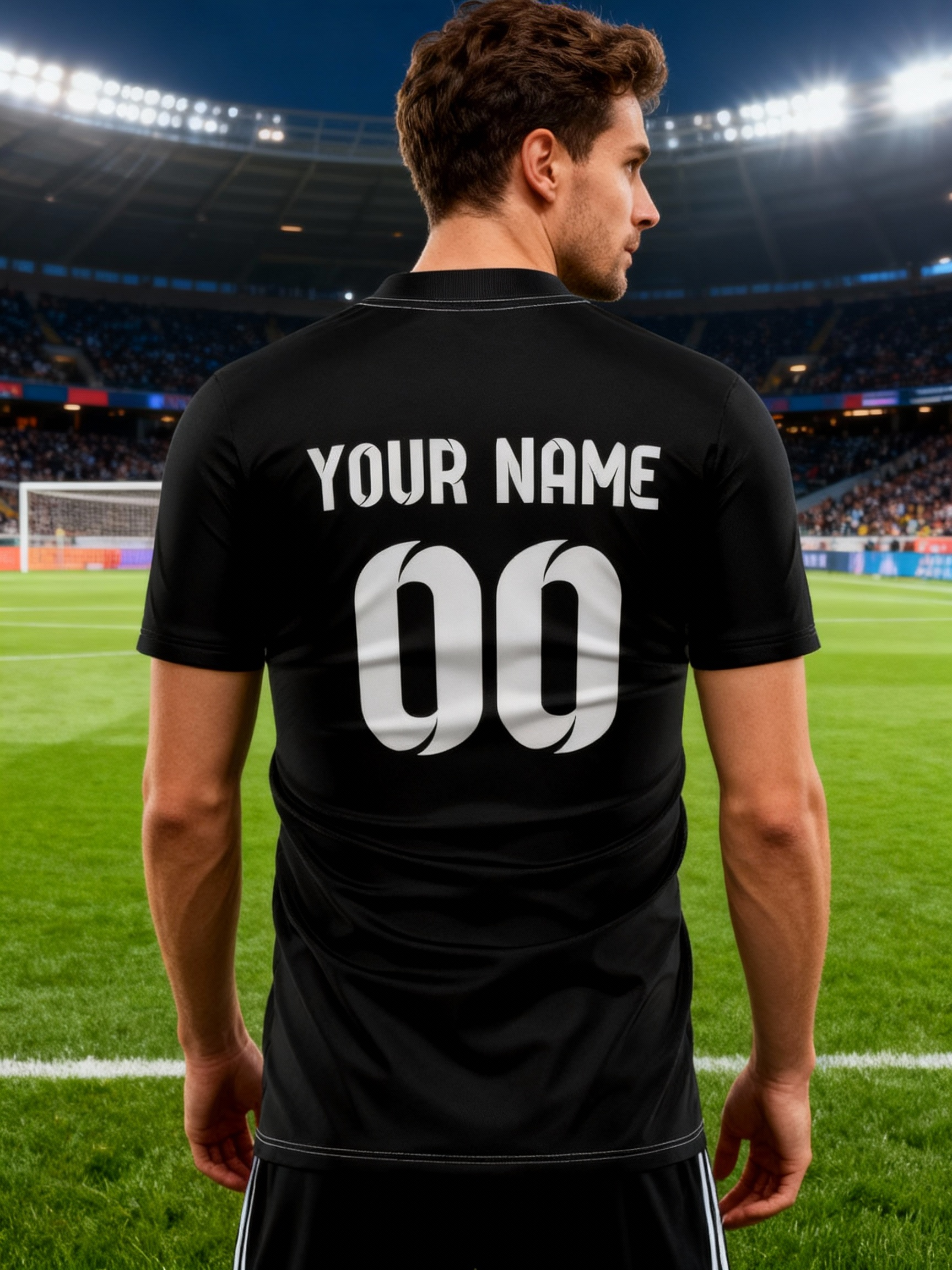 Custom Photo Name Number Socce - Running Gear Gym avaliação e preço