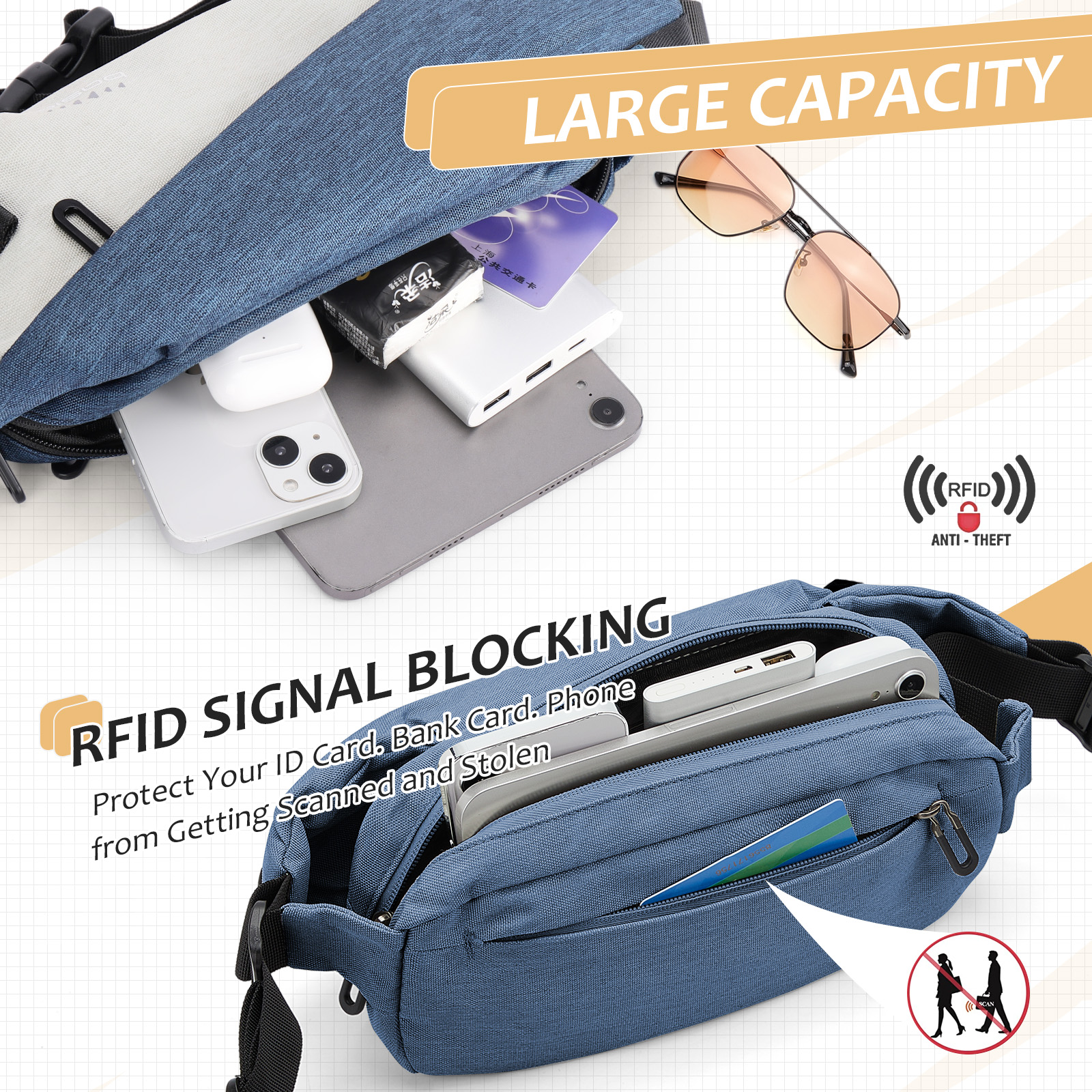 Fashionable Trendy Crossbody B - Running Gear Backpack avaliação e preço