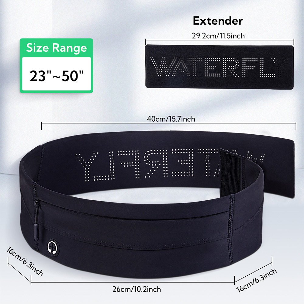 WATERFLY Running Belt Fanny Pa - Running Gear Bag avaliação e preço