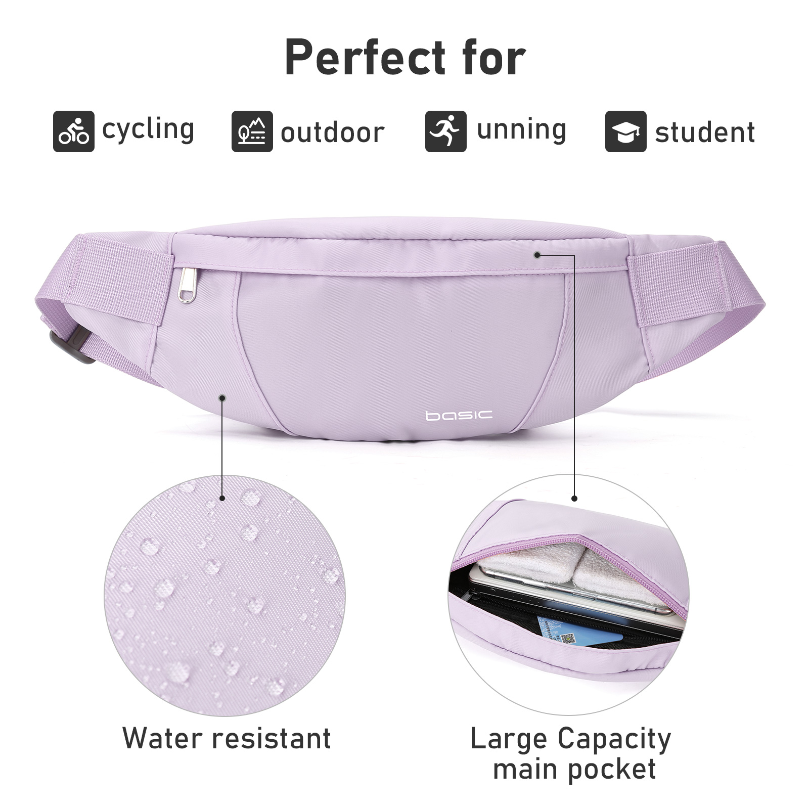Fashion Running Waist Bag Wate - Running Gear Backpack avaliação e preço