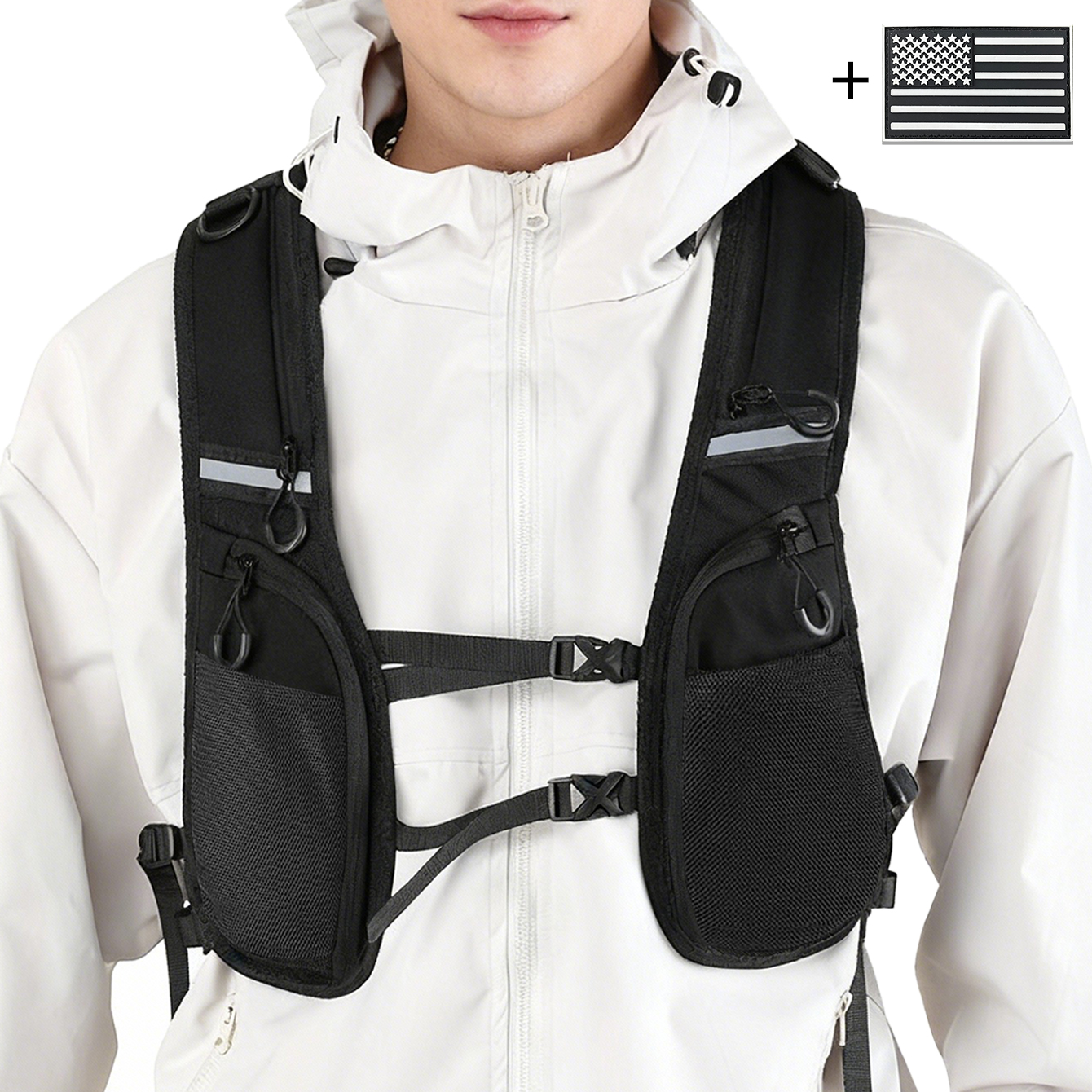 Lightweight Reflective Vest Sa - Running Gear For Your Phone avaliação e preço