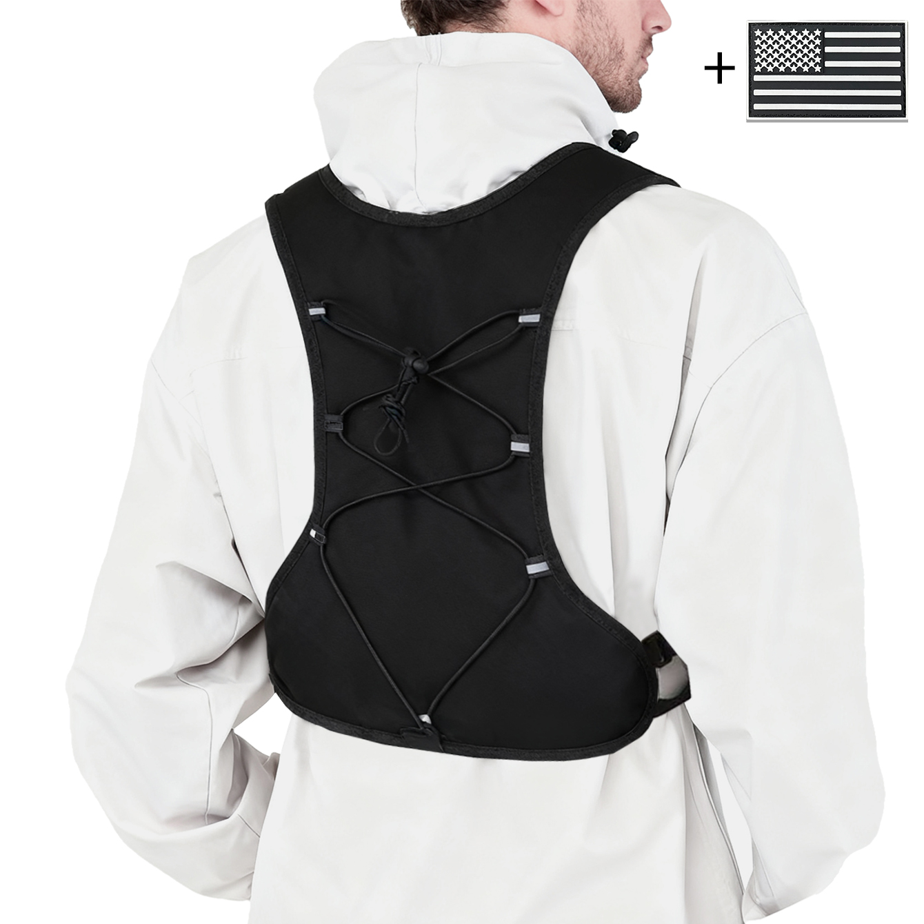 Lightweight Reflective Vest Sa - Running Gear For Your Phone avaliação e preço