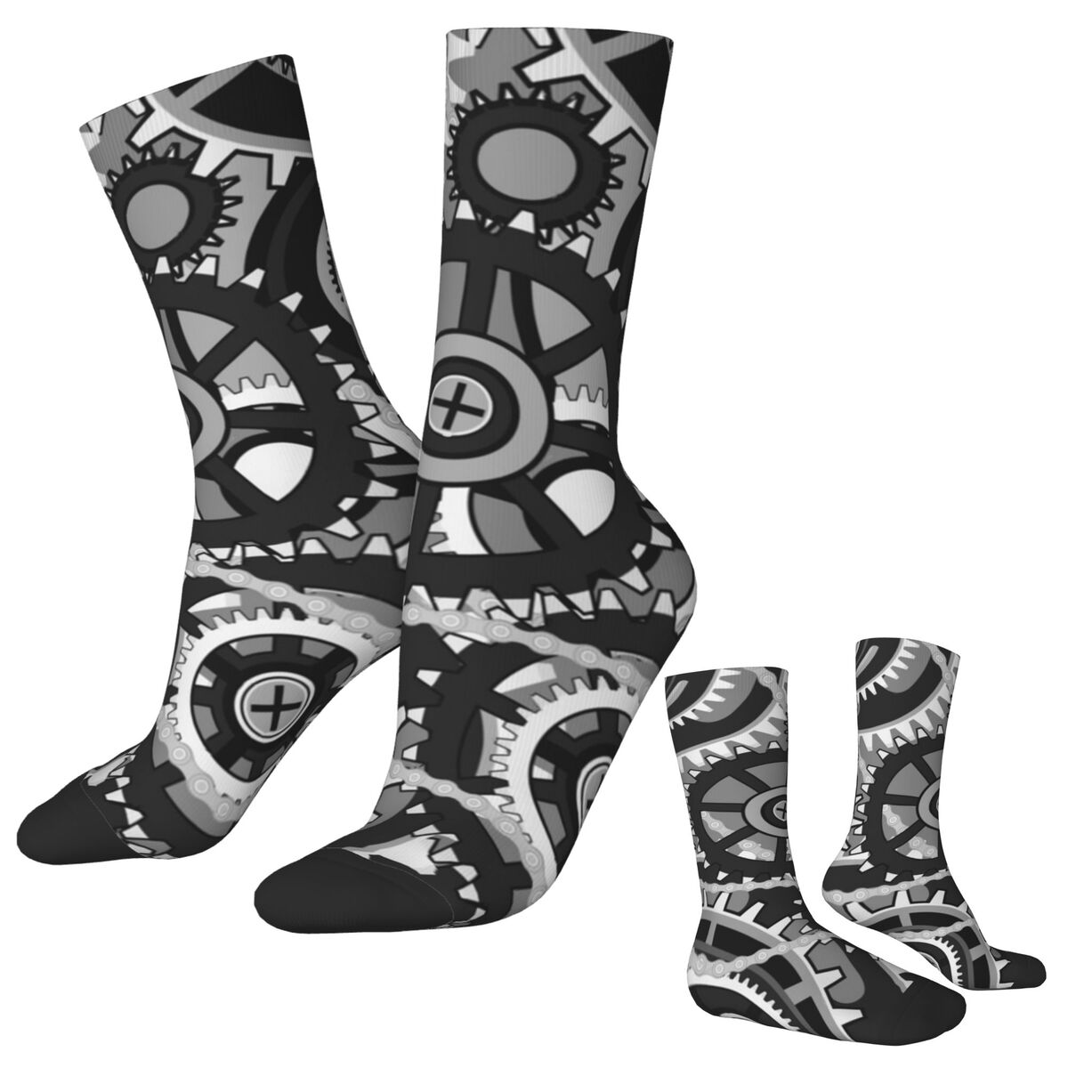 Gears Vintage Wheels Stockings - Running Gear Gifts avaliação e preço